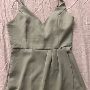 Tulip green dress